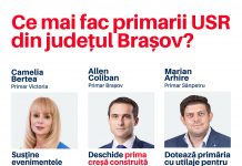 USR Brașov : Ce mai fac primarii USR din județul Brașov ?