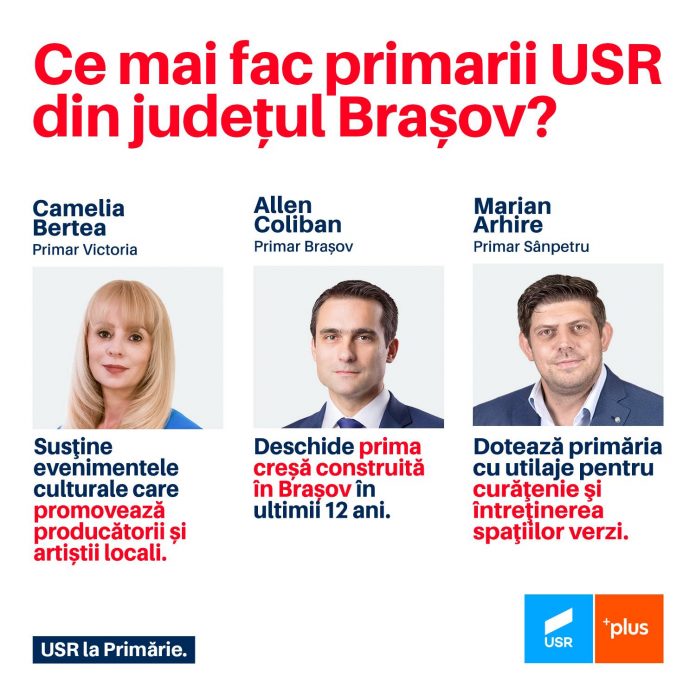 Ce mai fac primarii USR din județul Brașov
