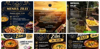 Restaurantul „La Iulian” . Meniul zilei