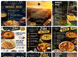 Restaurantul „La Iulian” . Meniul zilei